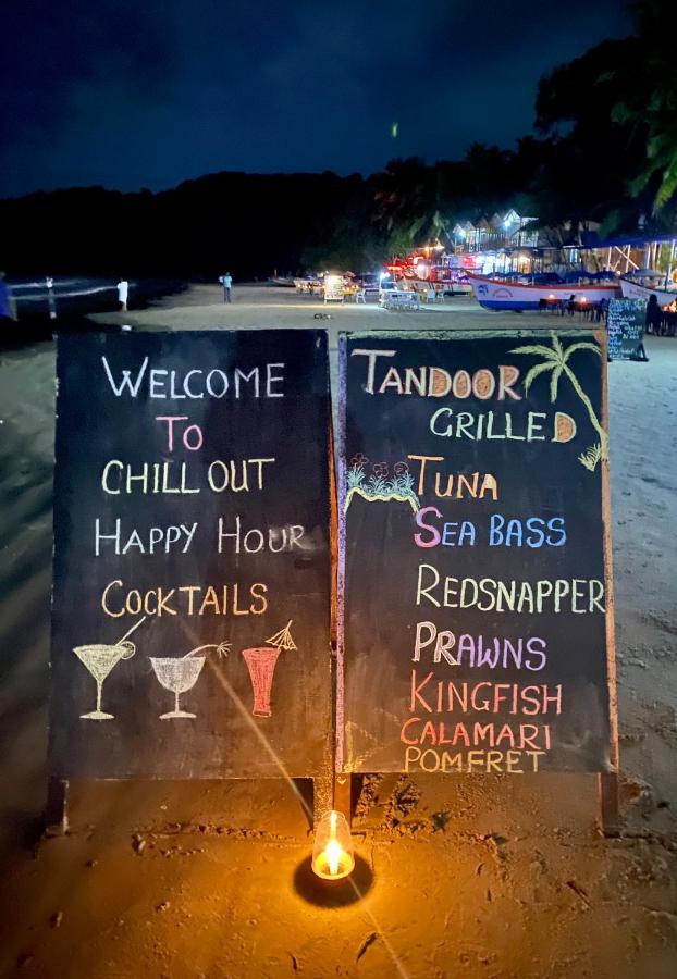 Chill Out Jasmine Restaurant Bar Rooms Palolem Exterior foto